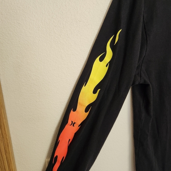 Boys black Hurley long sleeve shirt size XL‎ - Picture 4 of 5